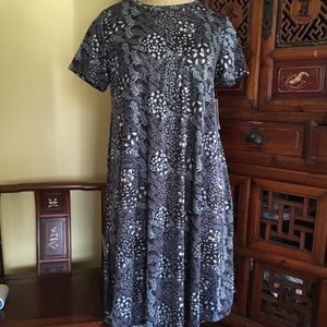 Lularoe Carly dress in very pretty floral print!